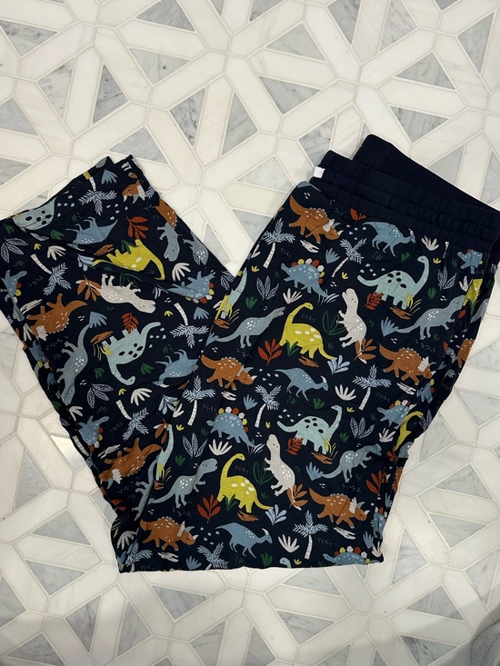 Little Sleepies Other - Little Sleepies Navy Dinosaur Print Pajama Pants with Multicolor Dino Motif